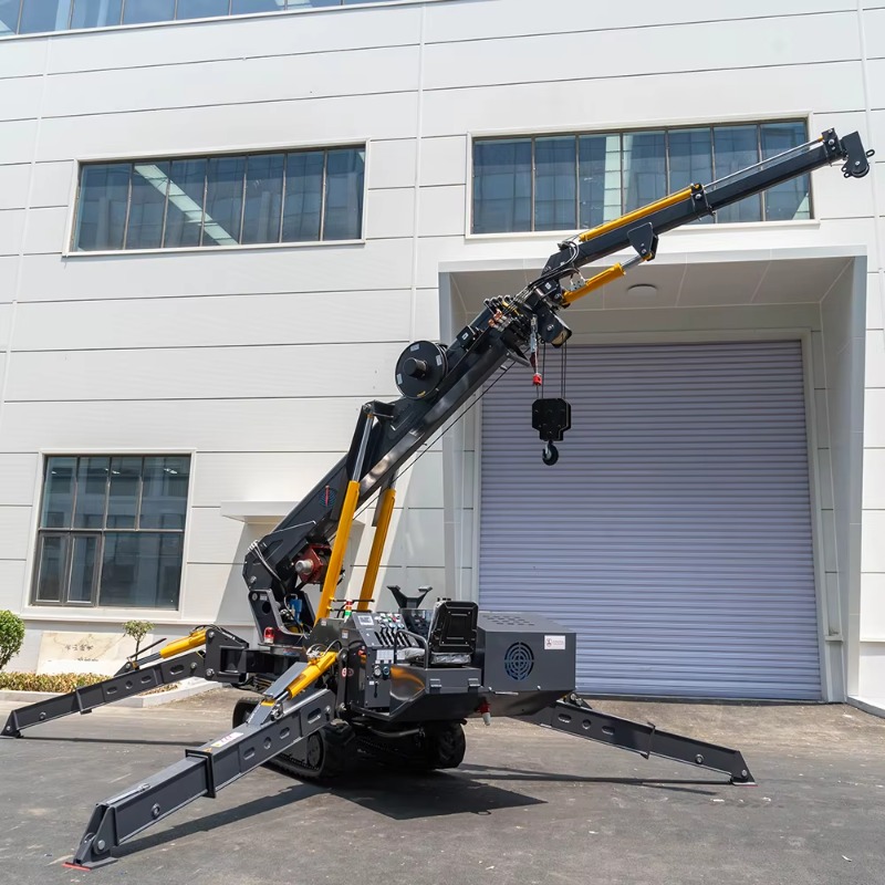 Heavy Equipment Lift - Mini-Spinnenkran Kompakte Elektrische Hydraulikmaschine Ferngesteuertes Schwerlast-Hebezeug