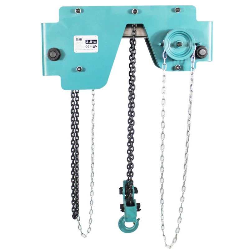 Heavy Equipment Lift - Niederkopf-Doppelketten-Handhebezug, manueller Kettenhebezug, Hochleistungs-Industriekran, Hebe- und