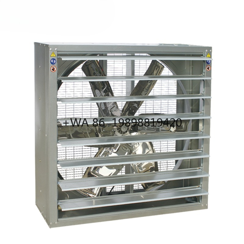 Exhaust Fan Industrial - Abluftventilator für Geflügelfarm/Gewächshaus/Industrie, beste Qualität, Wandmontage,
