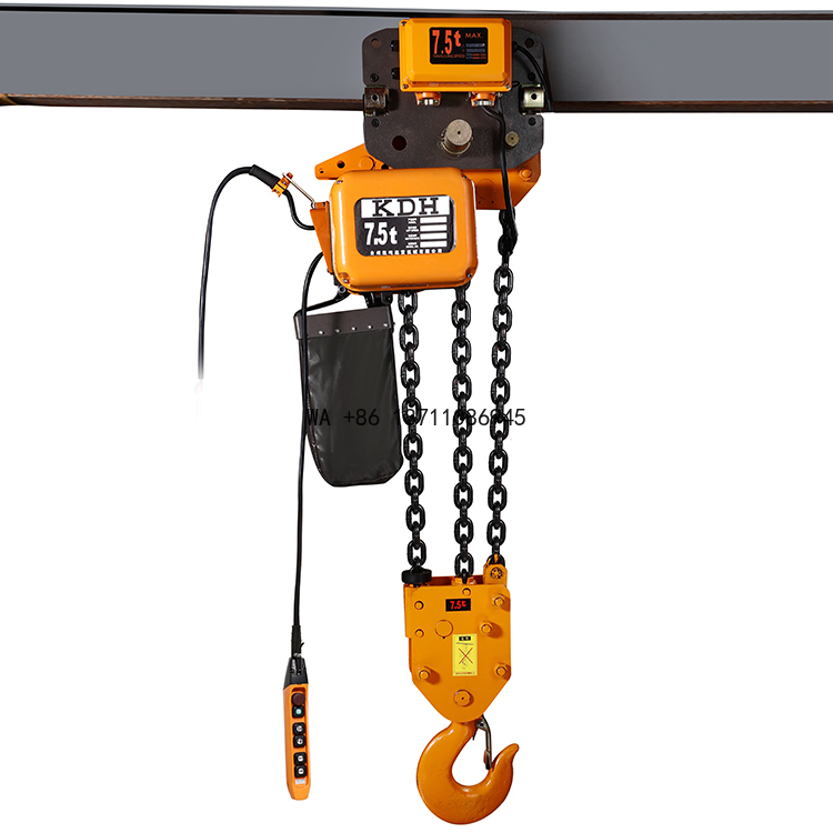 Heavy Equipment Lift - 7,5 Tonnen Schwerlast-Elektrokettenzug Industrielle Hebeausrüstung