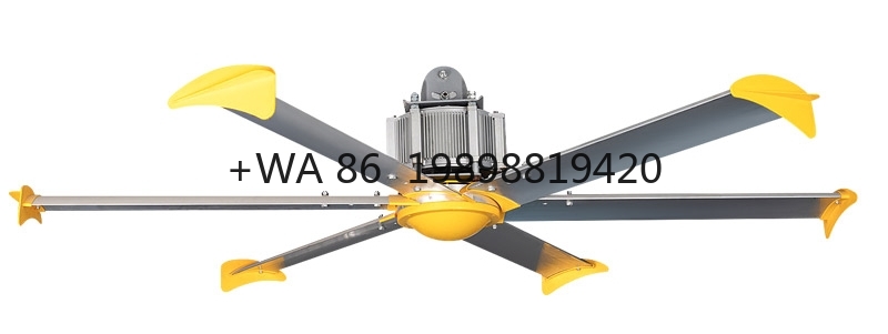Exhaust Fan Industrial - PMSM-Deckenventilatoren, 2,5 m Durchmesser, HVLS-Deckenventilatoren für