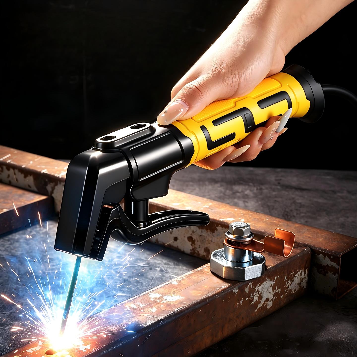Heavy Equipment Grinder - 300A/600A/800A/1000A Schweißelektrodenhalter aus Kupfer, Hochleistungs-Klemmzange, Elektrodenklemme